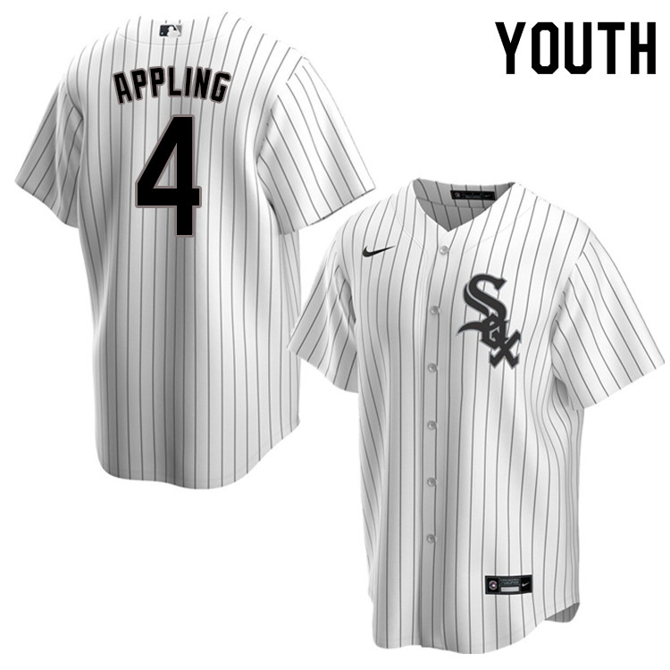 Nike Youth #4 Luke Appling Chicago White Sox Baseball Jerseys Sale-Pinstripe